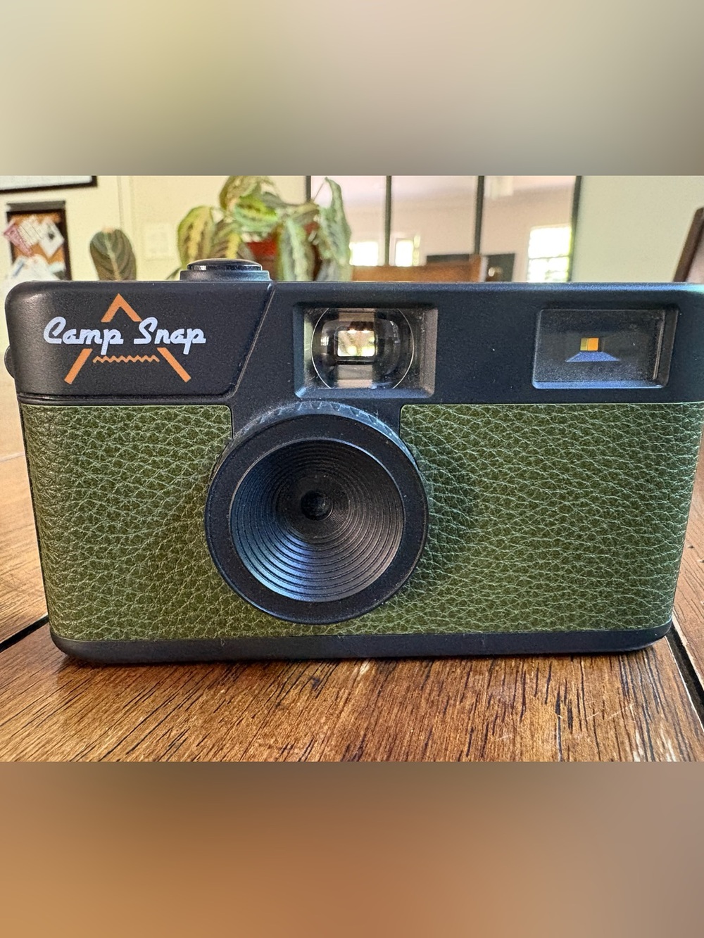 Olive Green Compact Film Camera with Built-In Flash - Picture 10 of 10